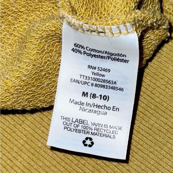 Mental Health Awareness “Person Behind Me” Mustard Yellow Sweatshirt Pullover 💗 - Picture 5 of 5